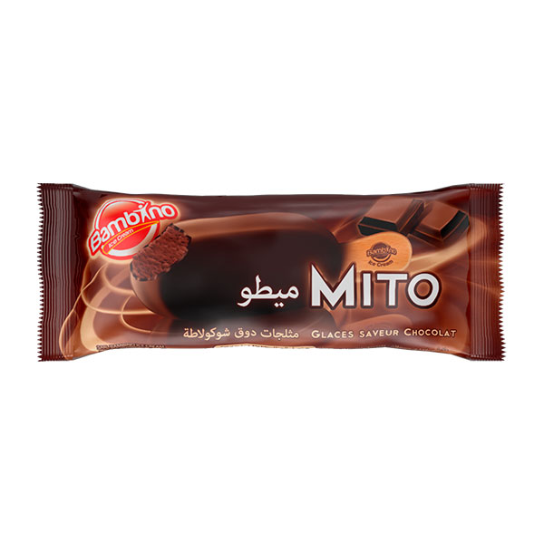 Crème glacée saveur chocolat Mito bambino